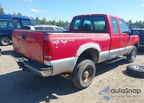 2000 Ford F350 Srw Super Duty from USA, damaged, VIN 1FTSX31S7YEE19225